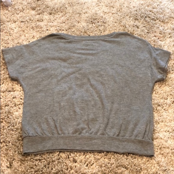 Silence + Noise Top | Gray w/ antique gold beading - Picture 4 of 4